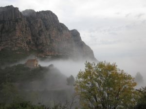 Vistes de Montserrat des de l'Alzina